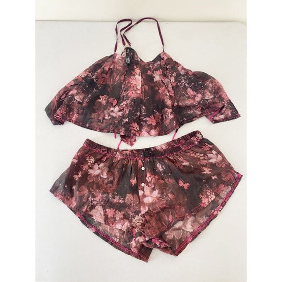 NWT Free People Forget Me Not Shorts Pajamas